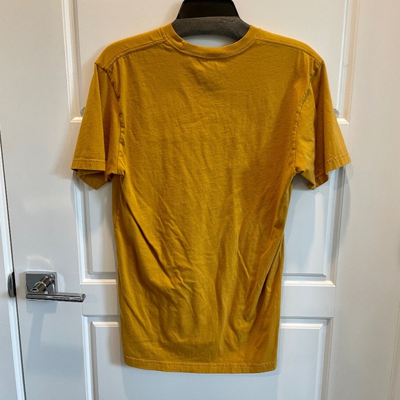 Women's Graphic Short Sleeve Tee, M, EUC, Mustard Yellow - Picture 3 of 4